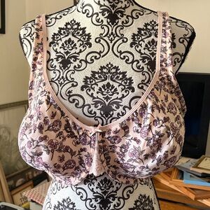 Avenue Pink Floral Women's Bra